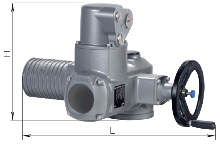 Чертеж для Электропривод Auma 9920 для задвижек Hawle