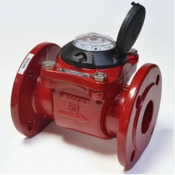 Промышленный турбинный счетчик для горячей воды Powogaz MWN 130-80 Q3=63 м3/ч