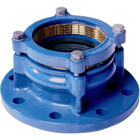 Раструбно-фланцевый соединитель RK SFERO с латунной вставкой для полиэтиленовых труб DN300