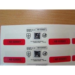 Индикатор магнитного поля ИВМП 2-2 типа "ИН-АТ" со стикерами.