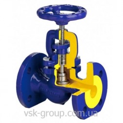 Вентиль запорный стальной фланцевый Zetkama 215F DN100