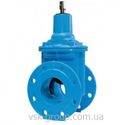 Задвижка клиновая чугунная фланцевая Hawle 4000E1+ Dn100 Pn16