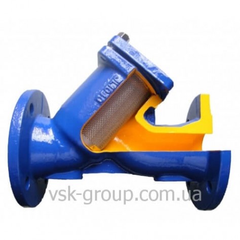 Фильтр сетчатый фланцевый стальной Zetkama 821F DN125